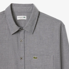 Áo Sơ Mi Lacoste Chính Hãng - Regular Fit Cotton Shirt - Màu Navy | JapanSport CH5152-51-HHW