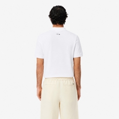 Áo Polo Lacoste Chính hãng - Regular Fit Miami Open Graphic - Màu Trắng | JapanSport DH8632-51-001