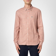 Áo Sơ Mi Lacoste Chính Hãng - Regular Fit Stretch Plaid Shirt - Màu | JapanSport CH1343-51-H2I