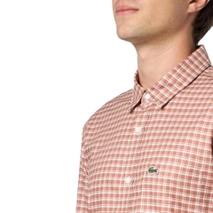 Áo Sơ Mi Lacoste Chính Hãng - Regular Fit Stretch Plaid Shirt - Màu | JapanSport CH1343-51-H2I