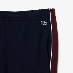 Quần Dài Lacoste Chính hãng - Tapered Leg Sweatpants - Màu Navy Blue / Bordeaux | JapanSport XH2846-51-IE3