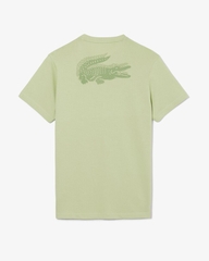 Áo Phông Lacoste Nam Chính hãng - Ultra Dry Crocodile Graphic Sport T-shirt - Màu xanh | JapanSport TH0003-51-6l4