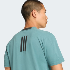 Áo Phông Adidas Nam Chính Hãng - Les Mills Graphic T-Shirt - Màu Xanh  | JapanSport KD4345