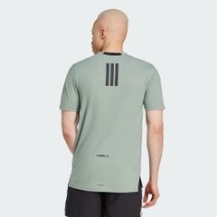 Áo Phông Adidas Nam Chính Hãng - Les Mills Graphic Short-Sleeve T-Shirt - Màu Xanh | JapanSport JW1741