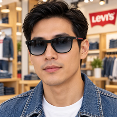 Kính mát nam Levi's Chính Hãng - LV 5027/S 0003/9O 57 - Màu Xanh | JapanSport