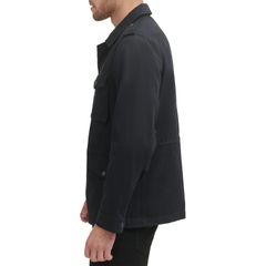 Áo Khoác Levi's Chính Hãng - Cotton Four Pocket Unlined Military Jacket - Màu Nâu Đậm | JapanSport LM1RC766-blk