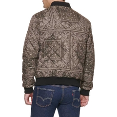 Áo Khoác Levi's Chính Hãng -  Diamond Quilted Bomber - Màu Olive | JapanSport LM2RP388-olb