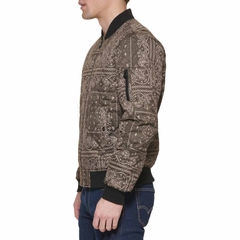 Áo Khoác Levi's Chính Hãng -  Diamond Quilted Bomber - Màu Olive | JapanSport LM2RP388-olb