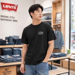 Áo Phông Levi's Chính Hãng - Graphic Print Relaxed Fit Short Sleeves T-Shirt - Màu Đen | JapanSport 16143-0793