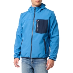 Áo Khoác Levi's Chính Hãng - Water-Resistant Soft Shell Active Hooded Jacket - Màu Xanh | JapanSport LM2RP157-Dark Blue