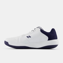 Giày Tennis New Balance Nam Chính Hãng - 696v6 Synthetic Shoes - Màu Trắng | JapanSport M6969CV