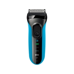 Máy cạo râu Braun Chính hãng - Series 3 - 3010S - Êm sát, linh hoạt, Màu Xanh | JapanSport
