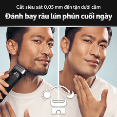 Máy cạo râu Braun Chính hãng - Series 8 8560cc – kèm trạm vệ sinh SmartCare 5 trong 1 - Màu Đen | JapanSport