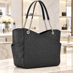 Túi nữ Michael Kors Chính hãng  – Jet Set Black | JapanSport 35F1STVT3B