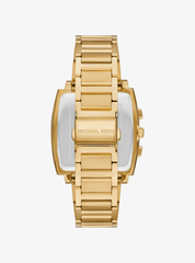 Đồng hồ Michael Kors Nam Chính hãng - Rhys Chronograph - Màu vàng mặt xanh | JapanSport MK9229