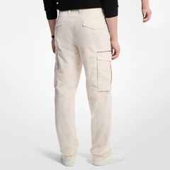 Quần Michael Kors Chính Hãng -  Stretch Cotton Poplin Cargo Pants - Màu be sữa | JapanSport CS5304LHBY