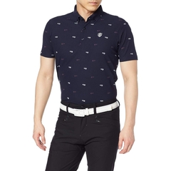 Áo Polo Golf Mizuno Chính Hãng - Short Sleeve Shirt - Màu Navy | JapanSport 52MA1004-14