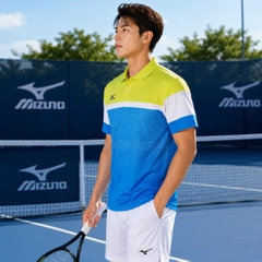 Áo Polo Mizuno Chính Hãng - Dry Science Game Shirt - Màu Xanh | JapanSport 62JA7215-24