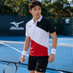 Áo Polo Tennis Mizuno Chính Hãng - Game shirts (racket sports) - Màu Trắng | JapanSport 62JA2007-76