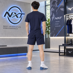 Bộ Thể Thao Mizuno Nam Chính Hãng - N-XT PureHyper và Practice Pants - Màu Đen/Xanh | JapanSport 32JAD22511 W2MBB00114
