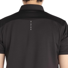 Áo Polo Mizuno Chính Hãng - Solar Cut Short Sleeve Shirt - Nam - Màu đen  | JapanSport E2MAB001-09