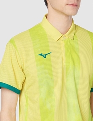 Áo Polo Nam Mizuno Chính Hãng - Tennis Wear Game Shirt - Màu Vàng | JapanSport 72MA2001-34