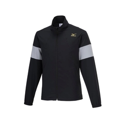 Áo Khoác Mizuno Chính Hãng - Men's Training Cloth Jacket  - Màu Đen | JapanSport K2JCB130-09