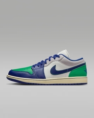 Giày Nike Chính Hãng - Air Jordan 1 Low - Màu xanh | JapanSport 553558-147