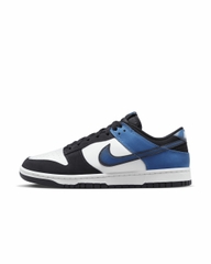 Giày Nike Nam Nữ Chính Hãng - Dunk Low Black White Blue (GS) - Đen | JapanSport DH9765-104