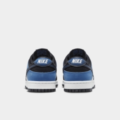 Giày Nike Nam Nữ Chính Hãng - Dunk Low Black White Blue (GS) - Đen | JapanSport DH9765-104