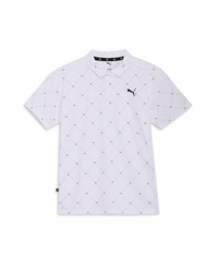 Áo Golf Polo Puma Nữ Chính Hãng - SB Argyle AOP Short - Màu Trắng | Japansport 633368-03