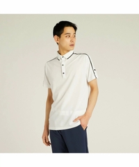 Áo Polo Puma Chính Hãng - SPORTS BASIC PRINT LINE POLO - Màu Trắng | JapanSport 633321-03