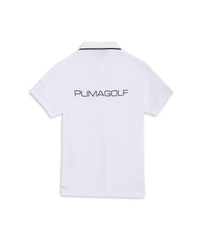 Áo Polo Puma Chính Hãng - SPORTS BASIC PRINT LINE POLO - Màu Trắng | JapanSport 633321-03