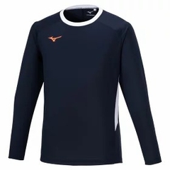 Áo Khoác Mizuno Chính Hãng - Long Sleeve Shirt - Màu Xanh | JapanSport  P2MAA505-14