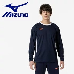 Áo Khoác Mizuno Chính Hãng - Long Sleeve Shirt - Màu Xanh | JapanSport  P2MAA505-14