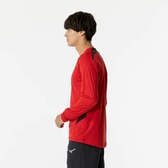 Áo Dài Tay Mizuno Chính Hãng - Solar Cut Field Shirt - Màu Đỏ | JapanSport P2MAB047-66