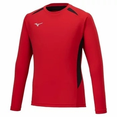 Áo Dài Tay Mizuno Chính Hãng - Solar Cut Field Shirt - Màu Đỏ | JapanSport P2MAB047-66