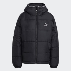 Áo Khoác Adidas Chính Hãng - PADDED HOODED PUFFER JACKET - Đen | JapanSport GE1291