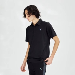 Áo Polo Puma Chính Hãng - Golf PF Solid Line 3D Short-Sleeve - Màu Đen | JapanSport 633307-01