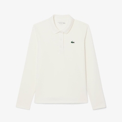 Áo Polo Lacoste Chính hãng - Lacoste Women's Loose Fit Golf Polo Shirt - Màu Trắng | JapanSport PF4567-51-70V