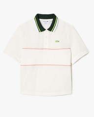 Áo Polo Lacoste Chính hãng - Loose fit polo shirt made in France from organic cotton - Màu Trắng | JapanSport PF5627-51-70V