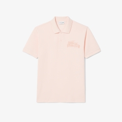 Áo Polo Lacoste Nam Chính hãng - L.12.12 Classic Fit Printed Pattern - Màu Hồng | JapanSport PH0285-51-GXI