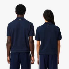 Áo Polo Lacoste Chính hãng - Lacoste Unisex L.12.12 Dáng Cổ Điển Họa Tiết In - Màu Xanh | JapanSport PH2723-51-166