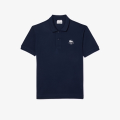 Áo Polo Lacoste Chính hãng - Lacoste Unisex L.12.12 Dáng Cổ Điển Họa Tiết In - Màu Xanh | JapanSport PH2723-51-166