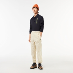 Áo polo Lacoste Chính hãng - Men's Long Sleeve Original L.12.12 Multi Badge Polo - Màu Xanh Đen | JapanSport  PH3462-51-HDE