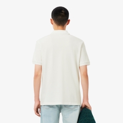 Áo Polo Lacoste Chính hãng - Lacoste Nam Dáng Cổ Điển Landscape Crocodile - Màu Trắng | JapanSport PH5881-51-70V