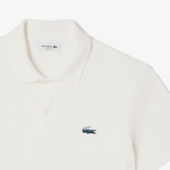 Áo Polo Lacoste Chính hãng - Lacoste Nam Dáng Cổ Điển Landscape Crocodile - Màu Trắng | JapanSport PH5881-51-70V