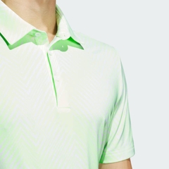 Áo Polo Adidas Nam Chính Hãng - Playera Polo Estampada - Màu Green Spark / White | JapanSport IQ2950