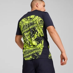 Áo Phông Puma Chính hãng - Manchester City Pre-match Short Sleeve Jersey - Màu xanh| JapanSport 777578-14