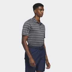 Áo Polo Adidas Nam Chính Hãng - TWO-COLOR STRIPED POLO - Xám | JapanSport HR7981